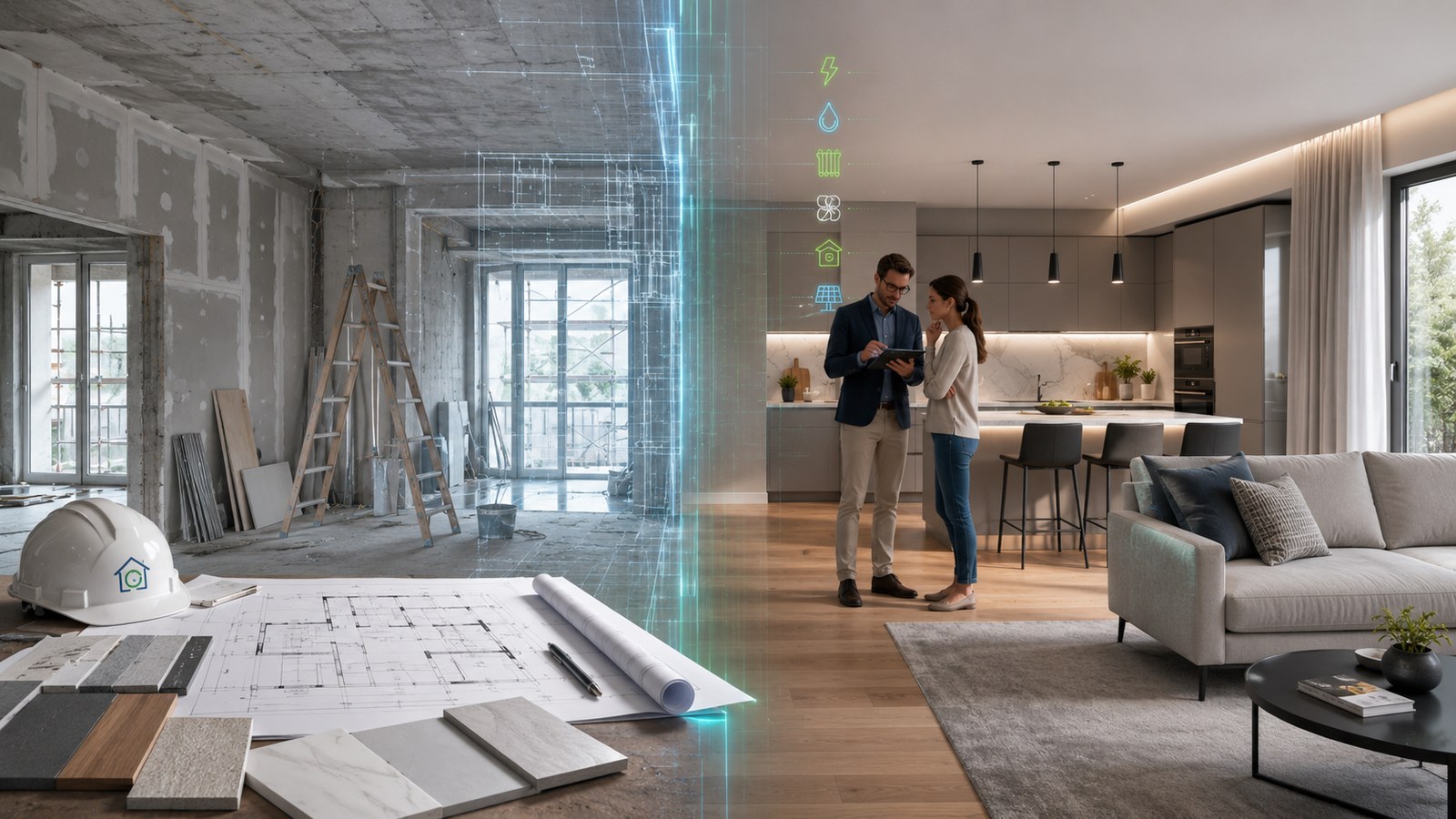 Consulenza tecnica e coordinamento per ristrutturazioni di appartamenti, case e immobili a Bari.